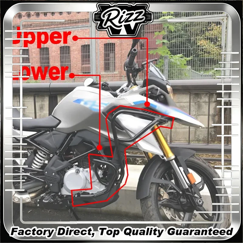 Fit For BMW G310GS G310R 2017-2023 Motorcycle Full set Engine Guard Crash Bar Tank Bumper Fairing Frame Protector Bar G 310GS