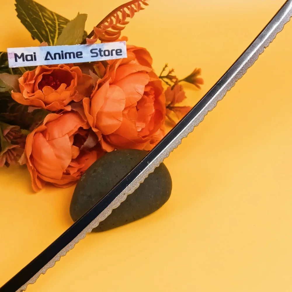 10-calowa Katana z Anime Bleach, Katana w Naturalnej Wielkości, Samurajski Miecz, Szabla Aizen, Metalowy Nóż Kenpachi, Nieostrzona Imitacja Miecza, Zabawka, Prezent