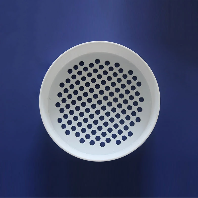 Polytetrafluoroethylene sieve leak 20cm, pore diameter 3mm, 5mm, 9.5mm special screen for solid waste experiment
