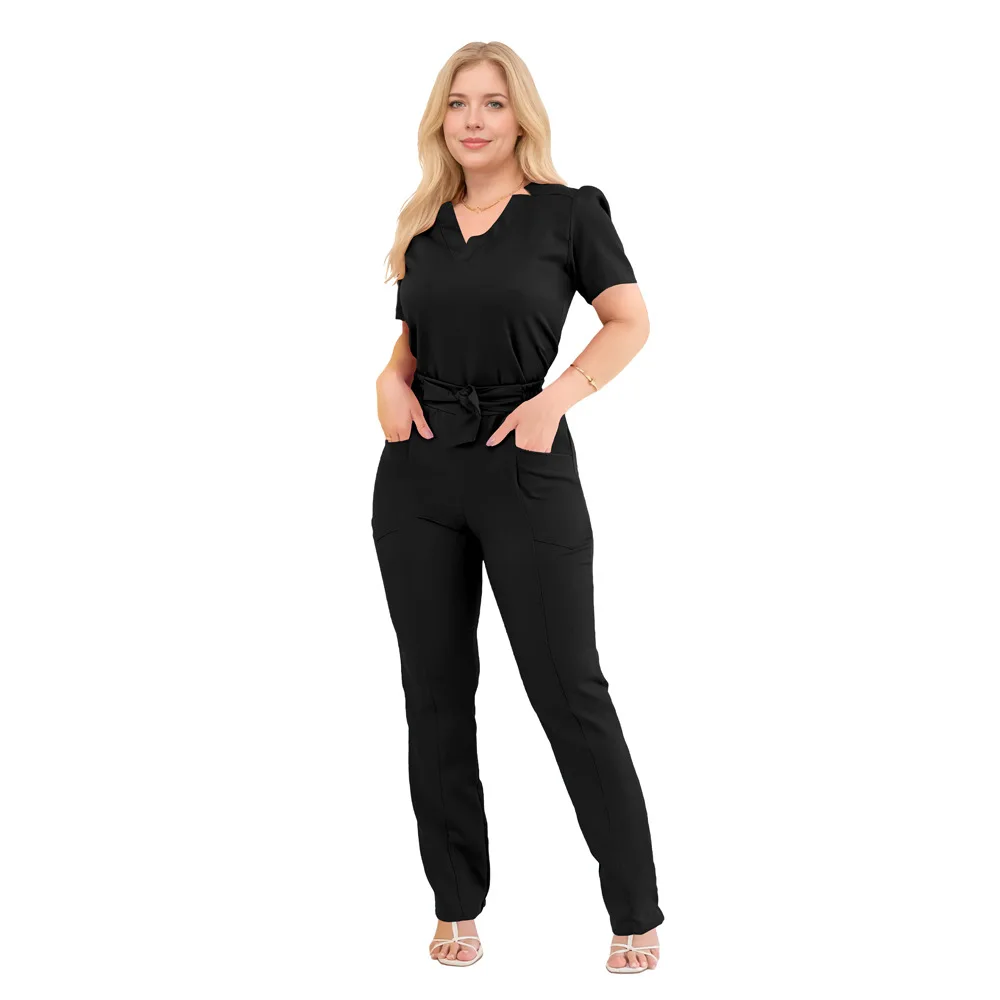 الزي الجراحي امرأة التمريض المقالات الزي السريري النساء الدعك الطبية مجموعات الممرضات التجميل ملابس العمل الملحقات