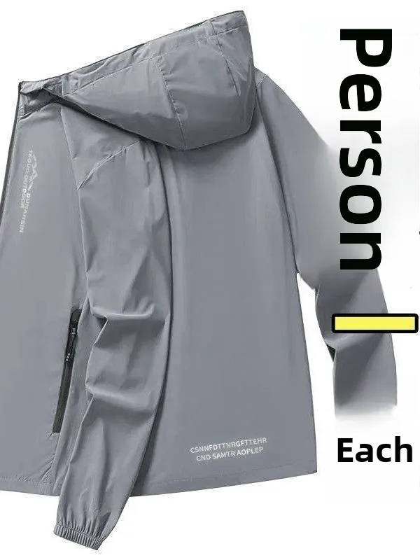 

Новая мужская ультратонкая куртка из ледяного шелка 2024 года для защиты от солнца, рыболовная куртка с V-образным вырезом, коротким рукавом, легкая, с УФ-защитой