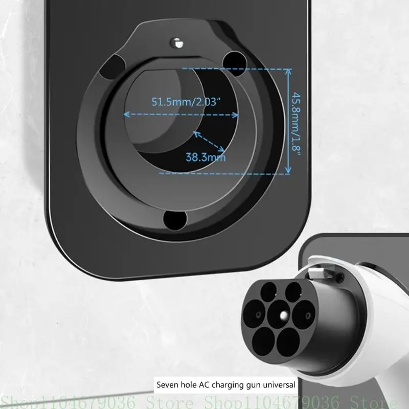 Charging Nozzle Plug Holster with Password Lock Charging Cable Stand Bracket Electric Vehicle Protective Leading Wallbox