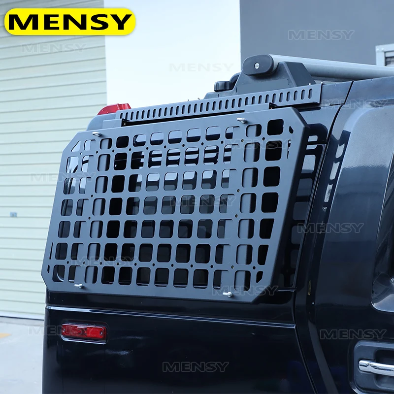 Aluminum Alloy For Hummer H2 2003-2009 Car Rear Window Glass Armor Shelf Storage Racks Car Exterior Accessories