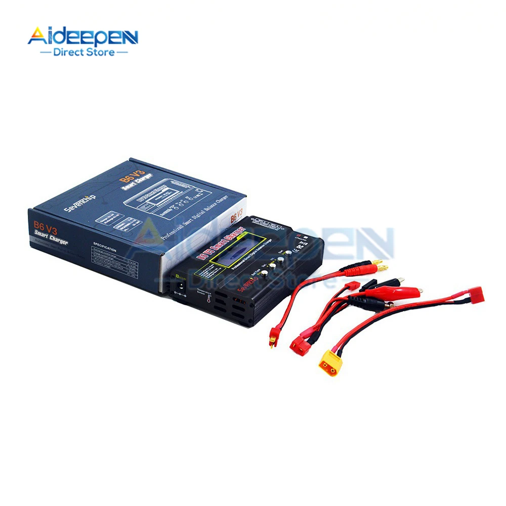 iMAX B6 V3 80W 6A 2S-6S Battery Charger LiHv Lipo NiMh Li-ion Ni-Cd Digital RC Charger Lipro Balance Charger Discharger+Adapter