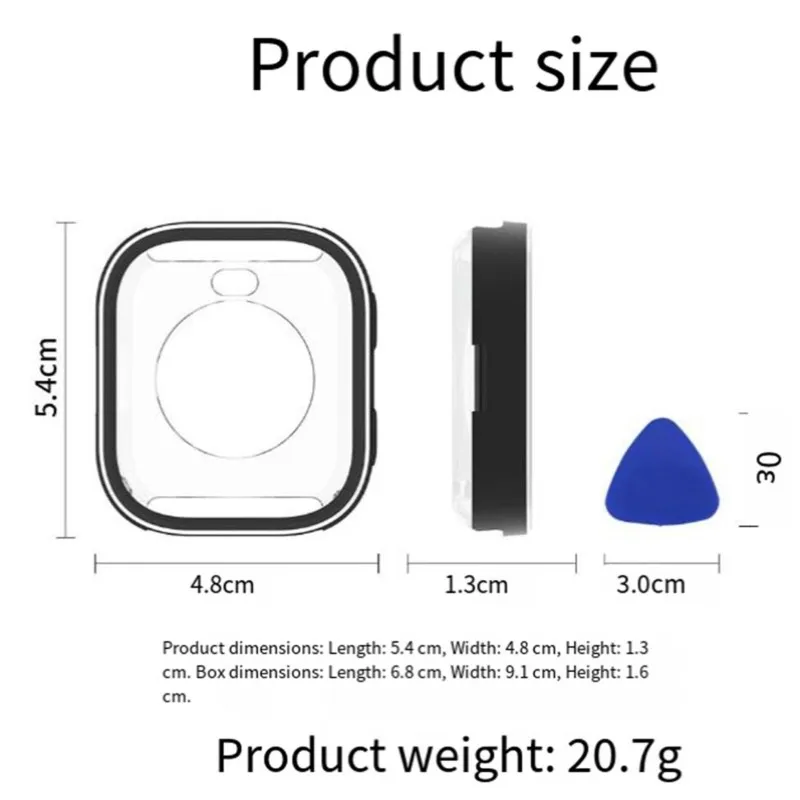 A53M-Anti-Scratch Metal Protective Case For Amazfit Bip Max For Simple Watch Frame Accessories Smart Watch