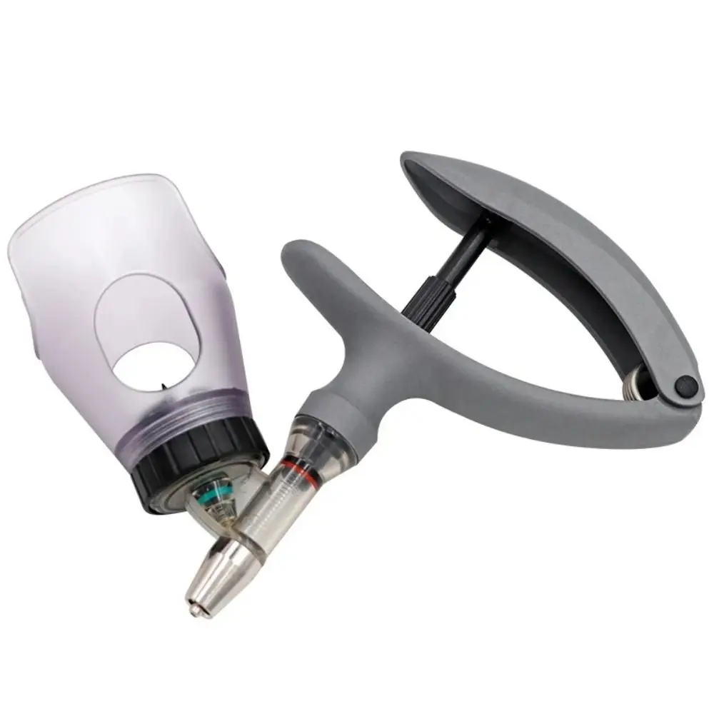 2/5ml Veterinary Continuous Syringe Insert Bottle/Pipe Automatic Poultry Vaccine Injector Polymer Plastic Adjustable