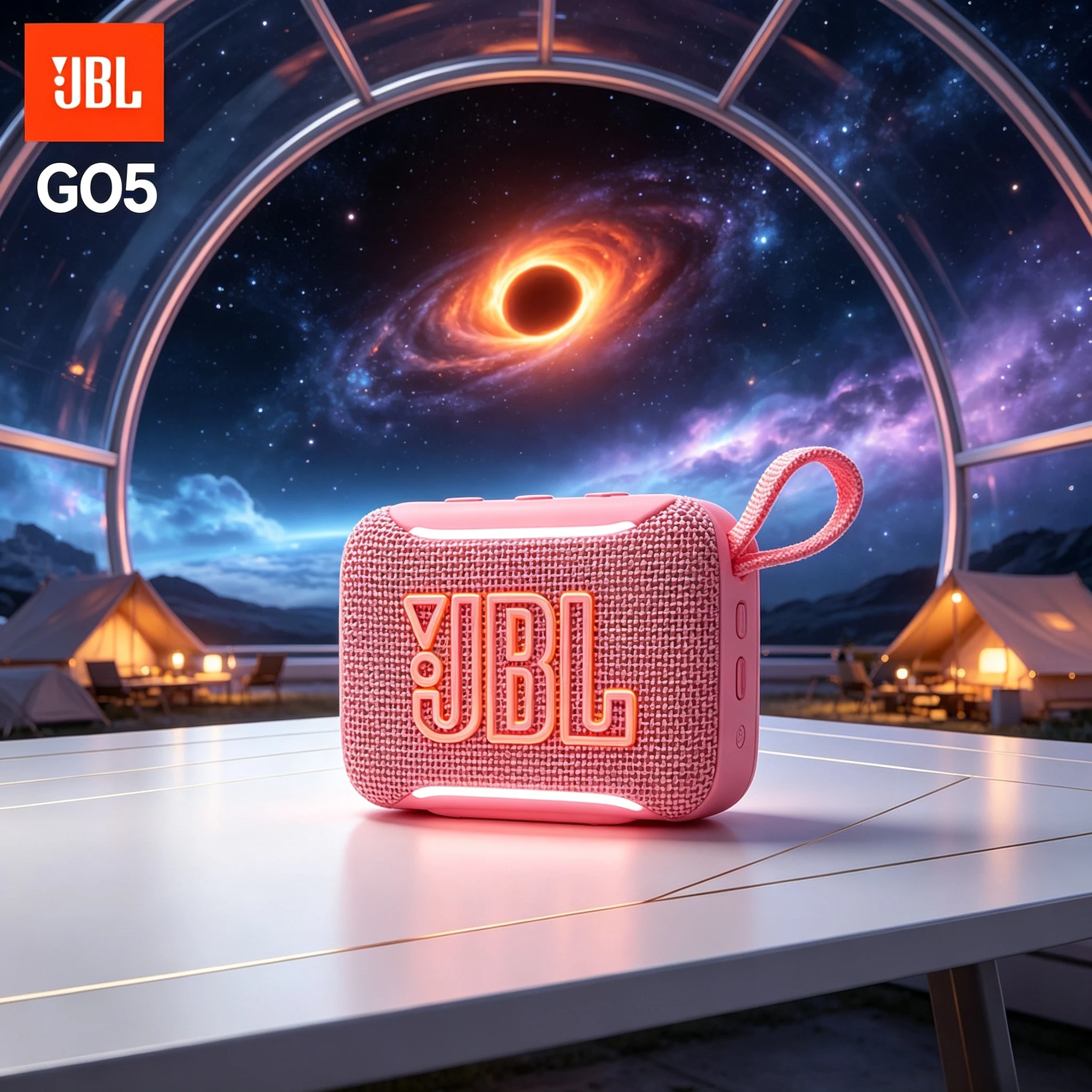 JBL GO5 & FLIP6 Compact Speaker Combo, Bluetooth 5.1, Splash Resistant, Punchy Bass for Evening Hangouts and Short Vacations
