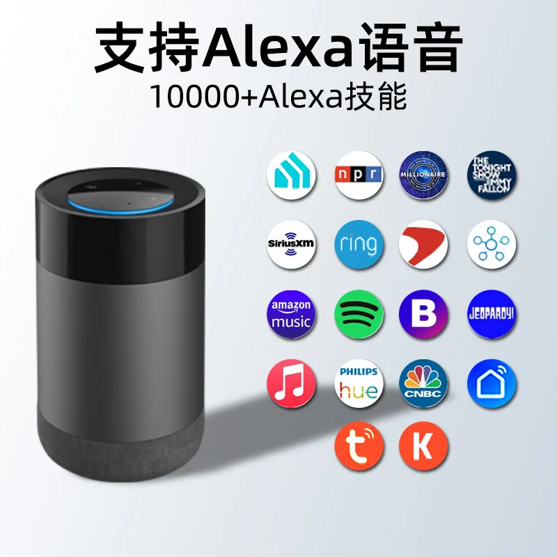 Google with Alexa Third-generation Voice Assistant Mini Nest Bluetooth Speaker Battery Plastic Portable OEM Smart Speaker Home