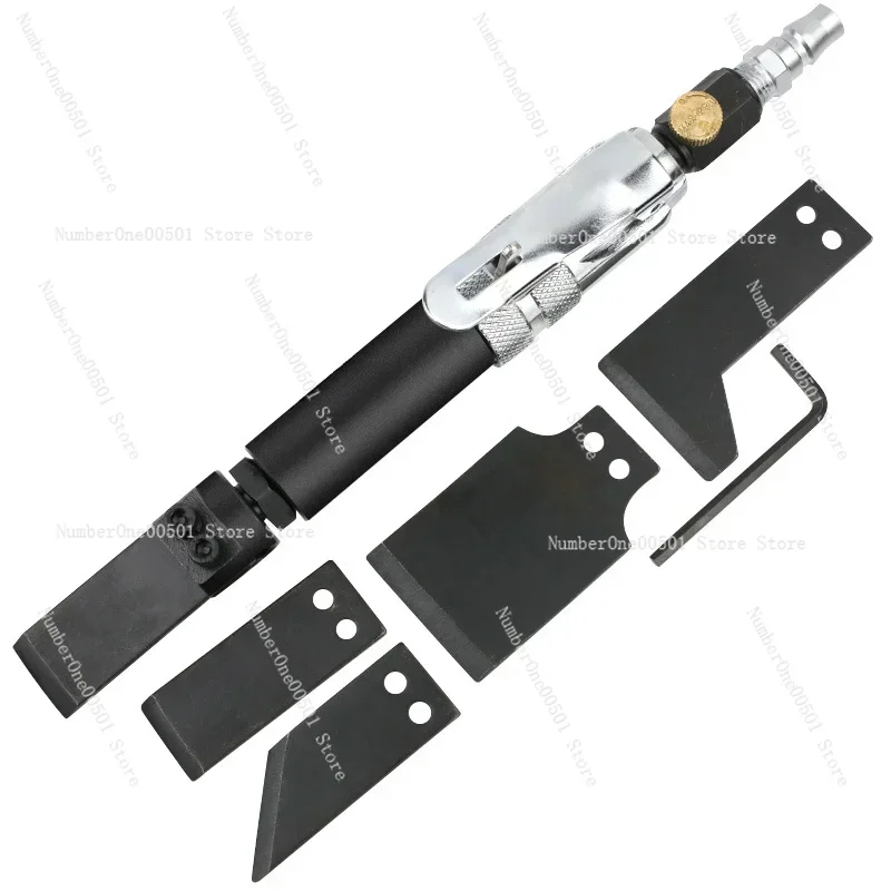 

Pneumatic Air Scraper Set Mini Air Knife Shovel Chisel Industrial Welding Deburring Pneumatic Chisel Rust Removal Tool 3500RPM