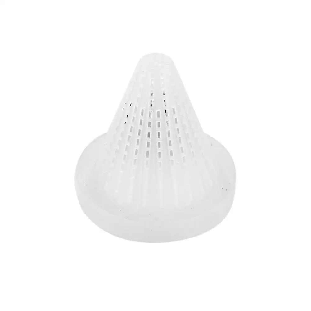 Alimentatore per acquario Cibo vivo Cono a vite senza fine Cestino per acquario Strumento per gamberetti Imbuto rosso