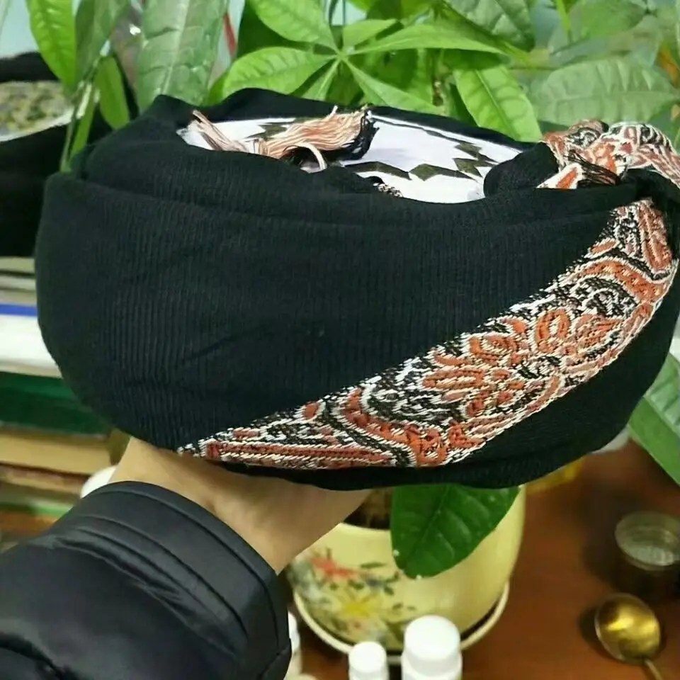 Gorros musulmanes para hombres, bufanda para la cabeza, pañuelo islámico, Hijab, Arabia Saudita, turbante judío, envolturas para la cabeza,