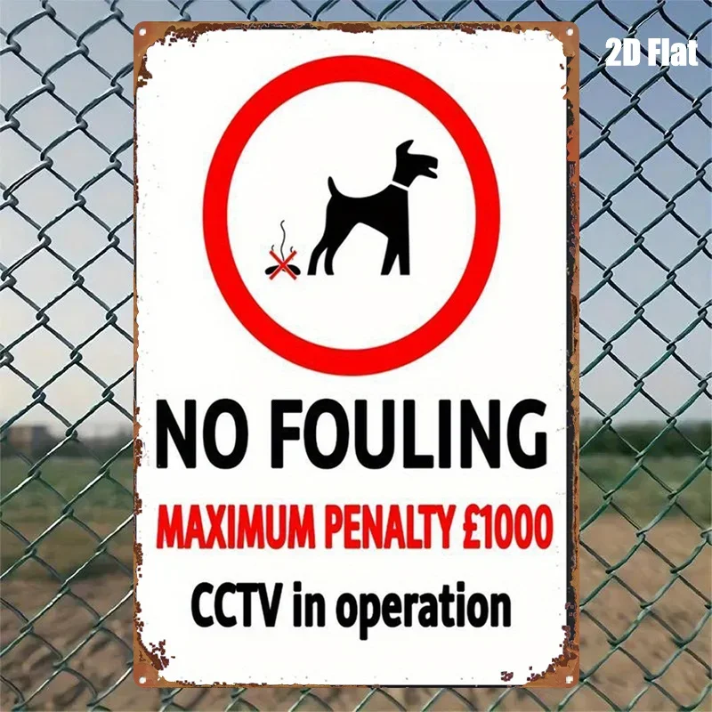 1pc Metal Sign 