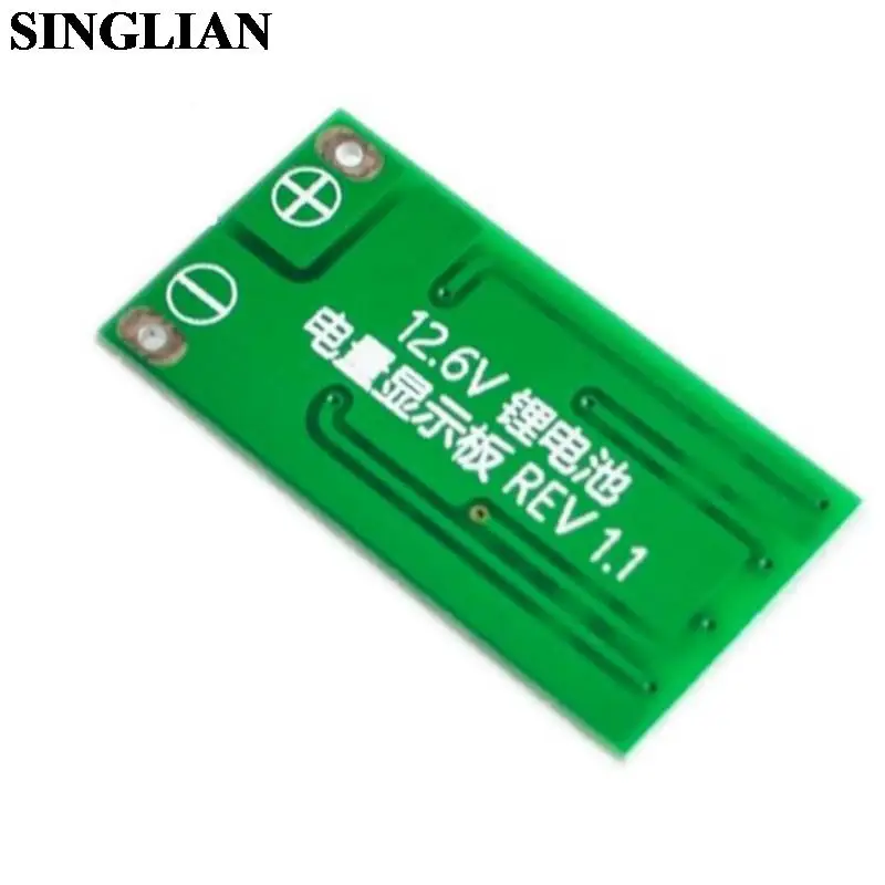 3S 11.1V 12V 12.6V Lithium Battery Power Display Panel Module Power Display Board