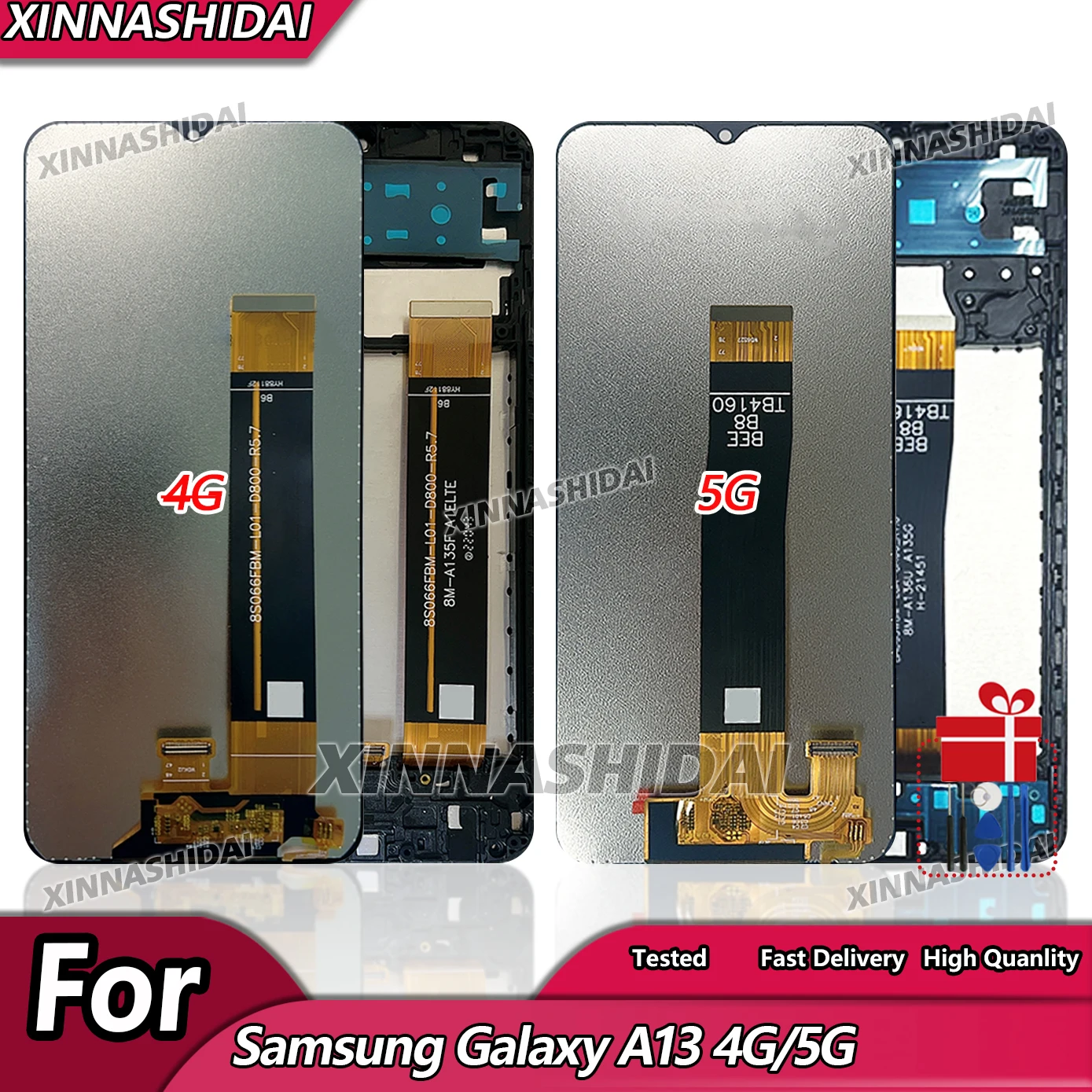 

New 6.6" A13 Display For Samsung Galaxy A13 4G A135 A137 LCD Display Touch Screen Assembly For Samsung A13 SM-A135F A137F LCD