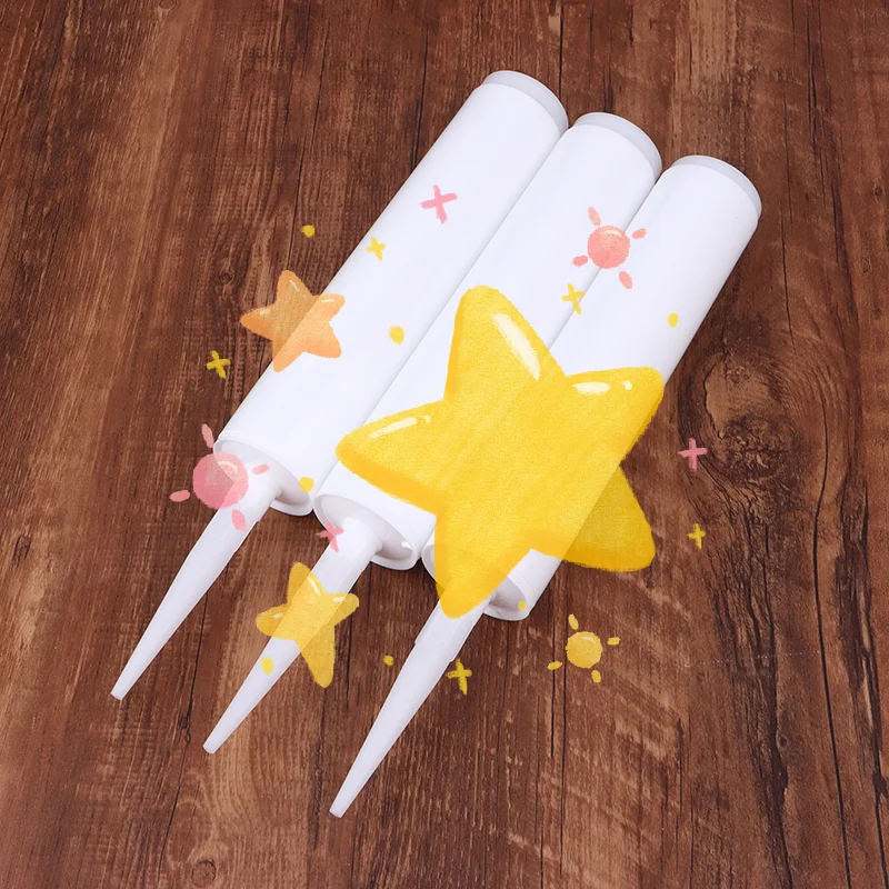 1/3Pcs Caulk Caps Caulking Sealant Tube Empty Tube Refillable Sealant Bottle Tool Home Reusable Squeeze