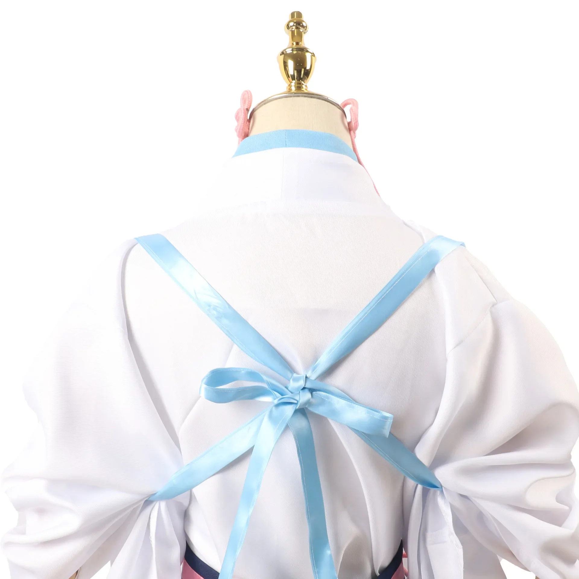 Genshin Impact Kamisato Ayaka Costume Cosplay Kimono Parrucca da donna Abito Set completo Uniforme da festa di Halloween Abito da principessa Comic Con