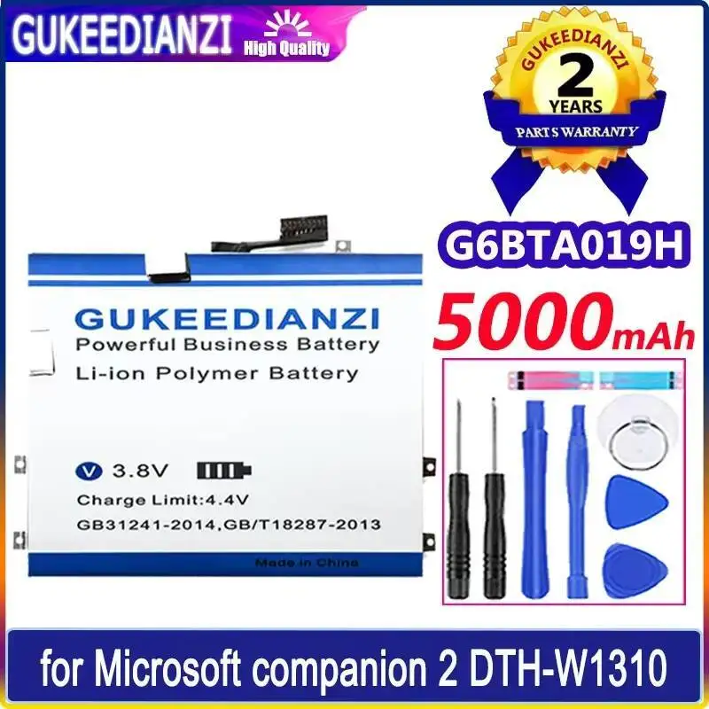 

5000 мАч для Microsoft Surface Cintiq Companion 2 G6BTA019H Dth-W1310 0B23-00E00RV Прочный аккумулятор для планшета большой емкости