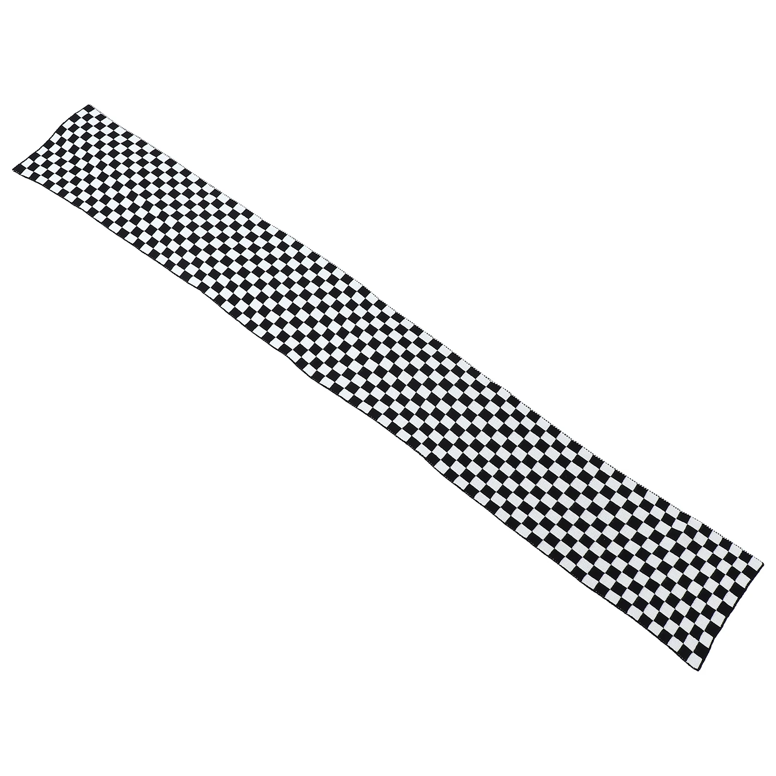 

1 pc Black White Checkerboard Scarf Women Printed Chessboard Warm Lady Plaids Shawl Lightweight Breathable Allergy Free Multi