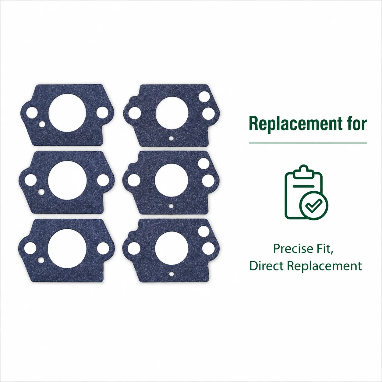 Carburetor Gasket Kit 6 Pcs For Homelite UT22600 UT22650 UT32601A UT32651A Trimmer Lawn Mower Garden Tool Replacement Parts