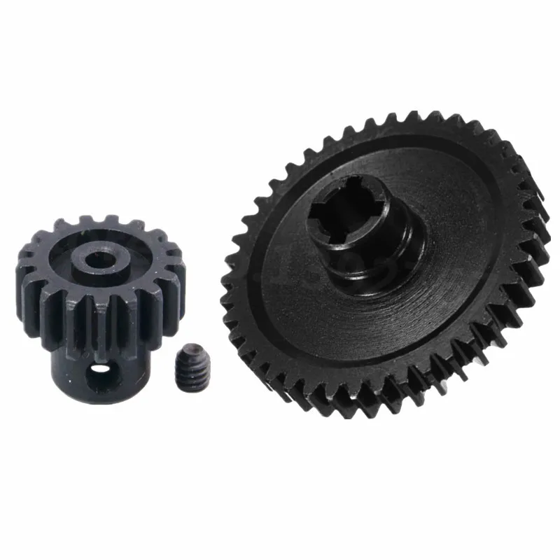 RC Car Wltoys For 1/18 Scale Models A949B A959B A969B A979B Metal Motor Gear 17T & Engine Diff. Main Gear 42T Reduction Gears