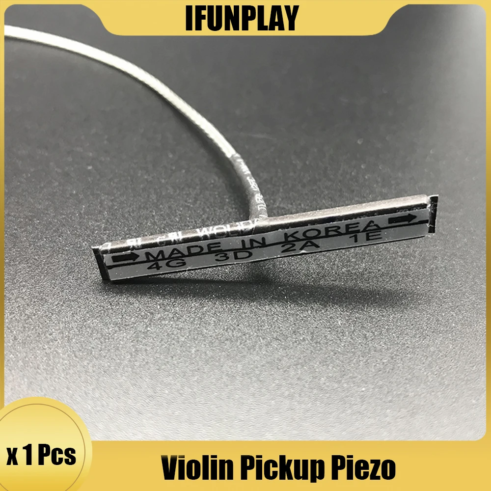 Violin Pickup Bridge Piezo Violin Fiddle EQ Equalizer Pickup Bridge Piezo Maker Violin Pickup Parts