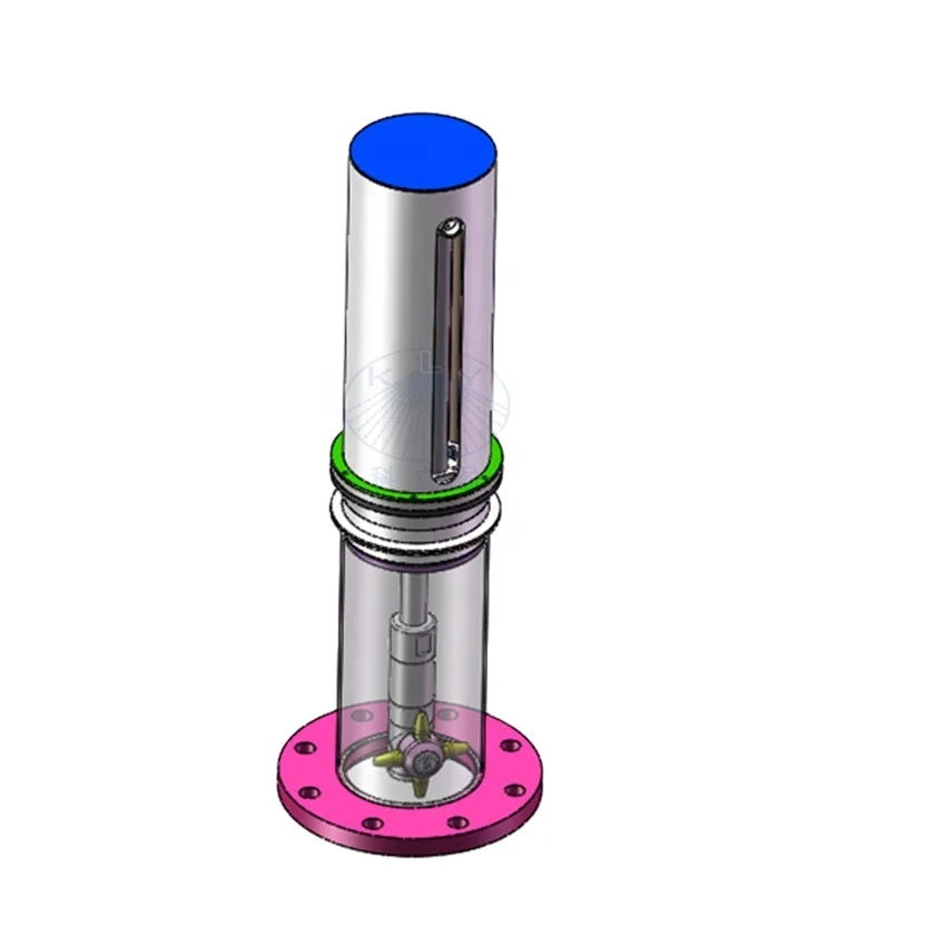 Retractable Rotary Tank Washer, Slow Rotation CIP Spray Nozzle For Vessel Washing
