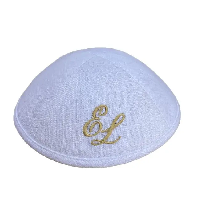 

Customized Ethnic Kippah for Bar Mitzvah Custom Kippot