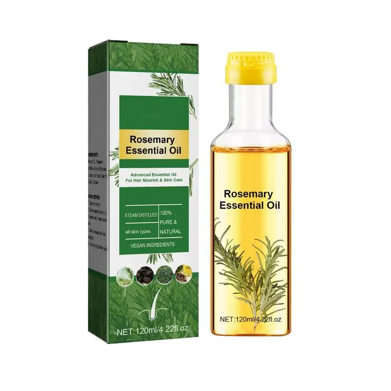 

Pure Rosemary Oil Hair Growth Oil 4.22fl. Oz Advanced Organic Moisturizing Pure Rosemary Oil For Split Ends Healthy Growth