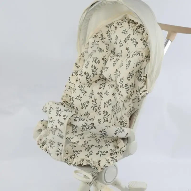

Strollers Cushions Cotton Breathable Support Washable Protective Layer Not Slip Bottom Travel Friendly Designing 15UB