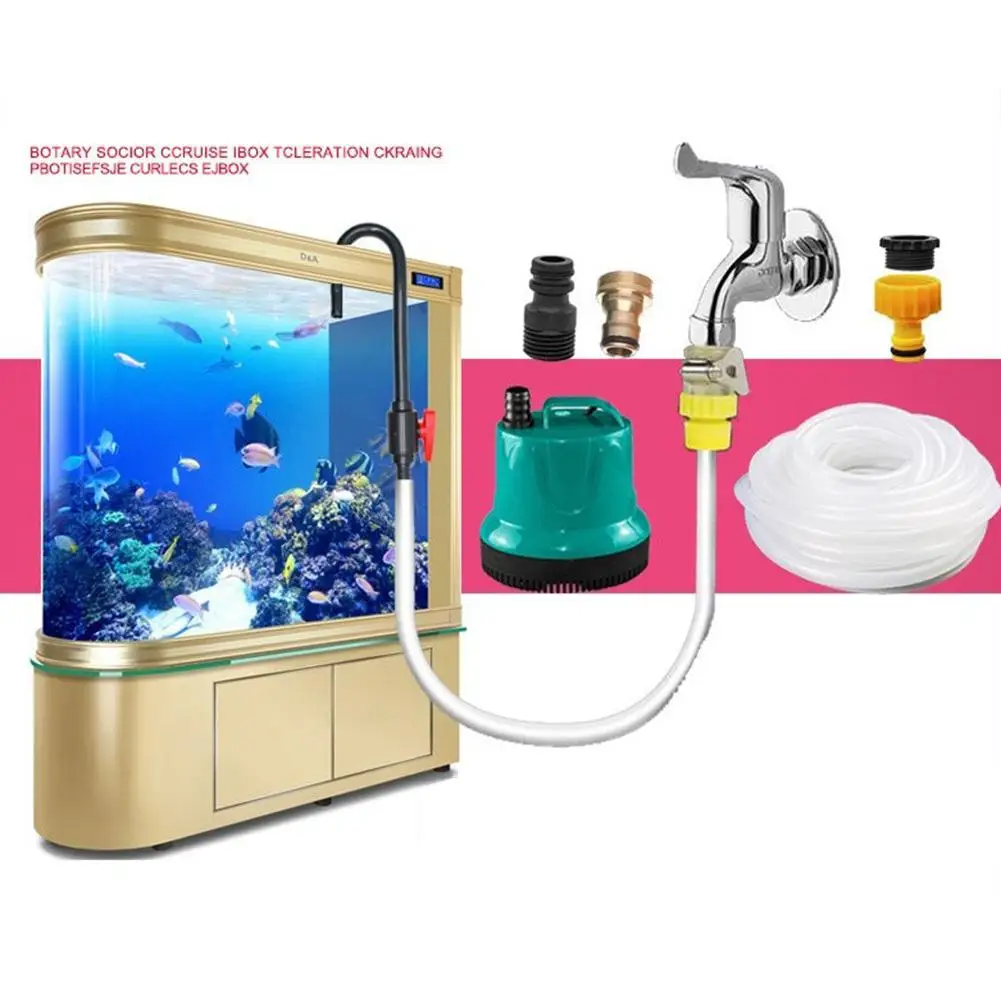 

Fish Tank Changer Tools Hanging Type Aquarium Cleaning Gravel Siphon Tool Tools Filling Accessories