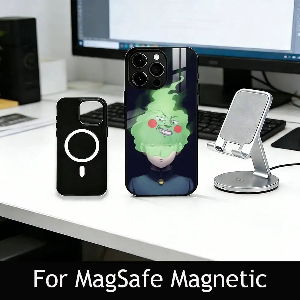 M-Mob Psycho 100 Phone Case For iPhone17,16,15,14,13,12,11 Plus,Pro Magnetic For Magsafe Wireless Charging