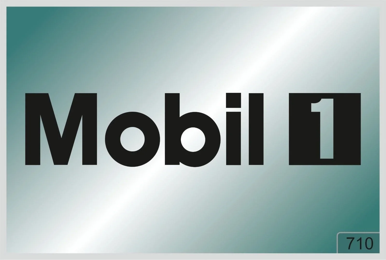 MOBIL 1 x2 pcs. stickers - HIGH QUALITY DECALS  different colors 710