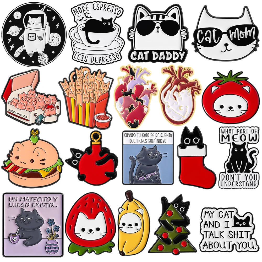 Creative Cat Enamel…