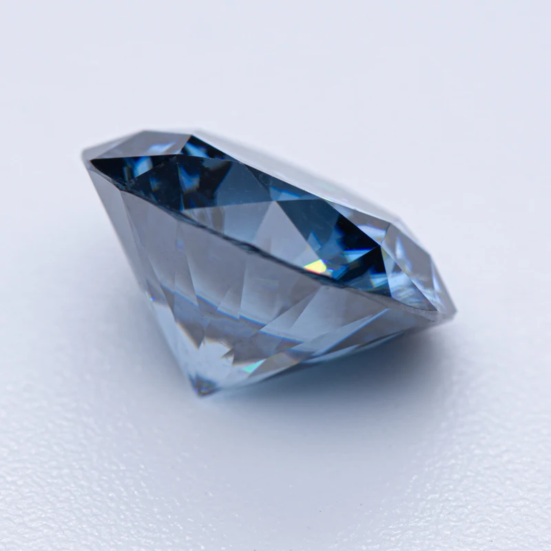 Moissanite Stones Natural Colour Royal Plum Cutting VVS1 with GRA Certificate for Gemstone Charms Beads Jewelry Making Materials