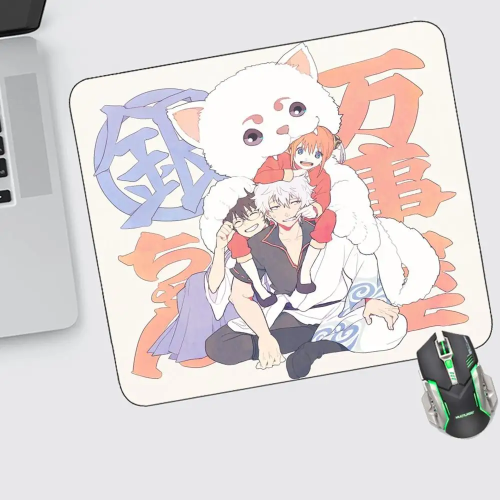 

Gintama Animation Mouse Pad Small Gaming Accessories Keyboard Computer Offices Desk Mat Pc Gamer Non-slip Rubber Mousepad