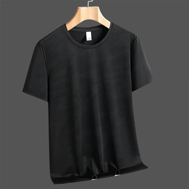 Tägliches Outdoor-Wander-T-Shirt für Paare, Sport und Freizeit, Sommer-Mode, Eisseide, schnell trocknend, leicht, atmungsaktiv