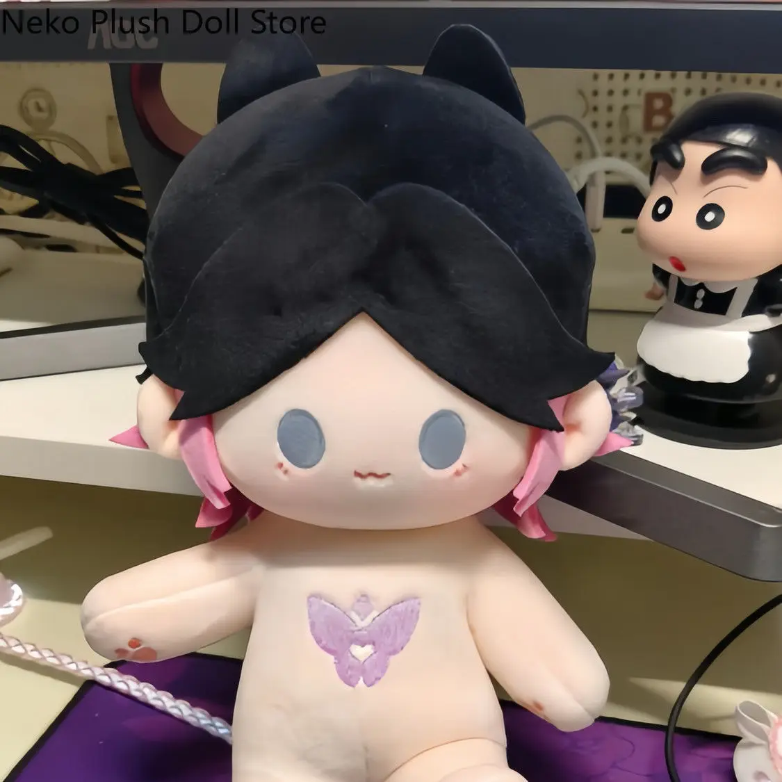 

VALORANT Clove Game 20cm Cute Soft Plush Stuffed Doll Body Cosplay Cartoon Dress Up Toy Figures Dolls Gift