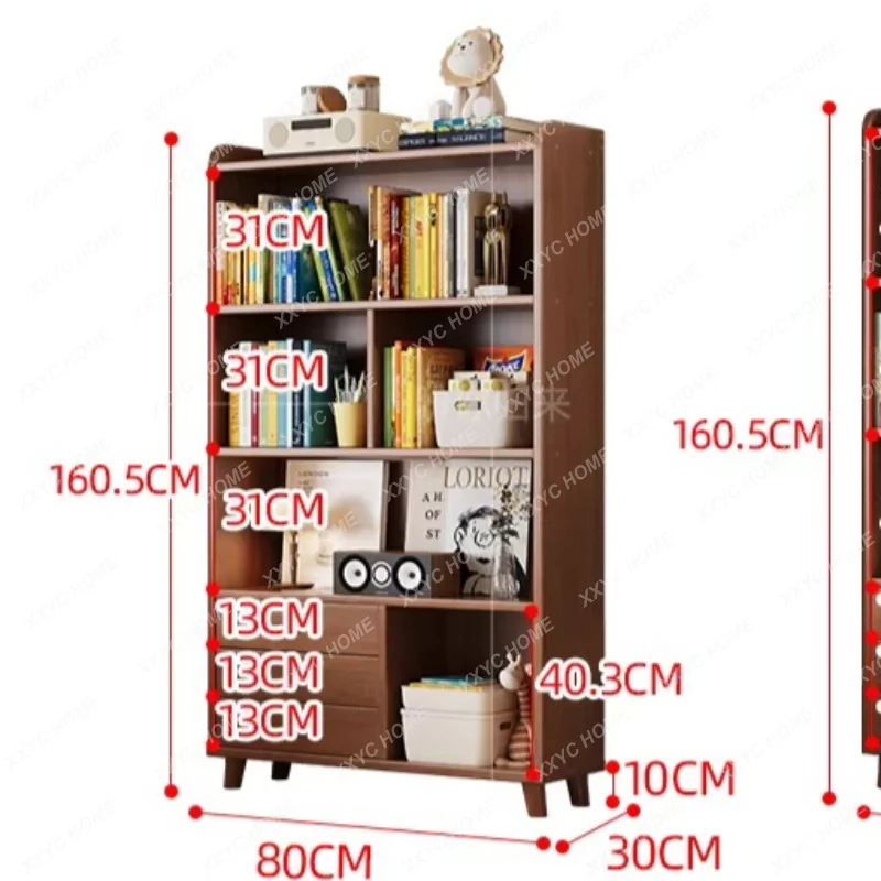 Extraction Locker Bookcase Space Saving Mechanism Aesthetic Bookshelf Hidden Storage Home Furniture