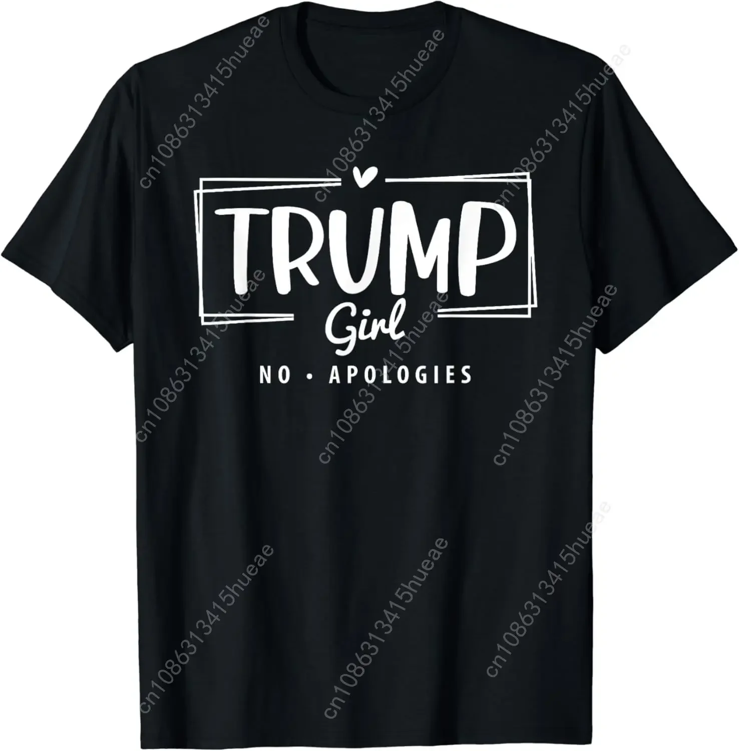 Trump Girl No Apologies Election 2024 T-Shirt