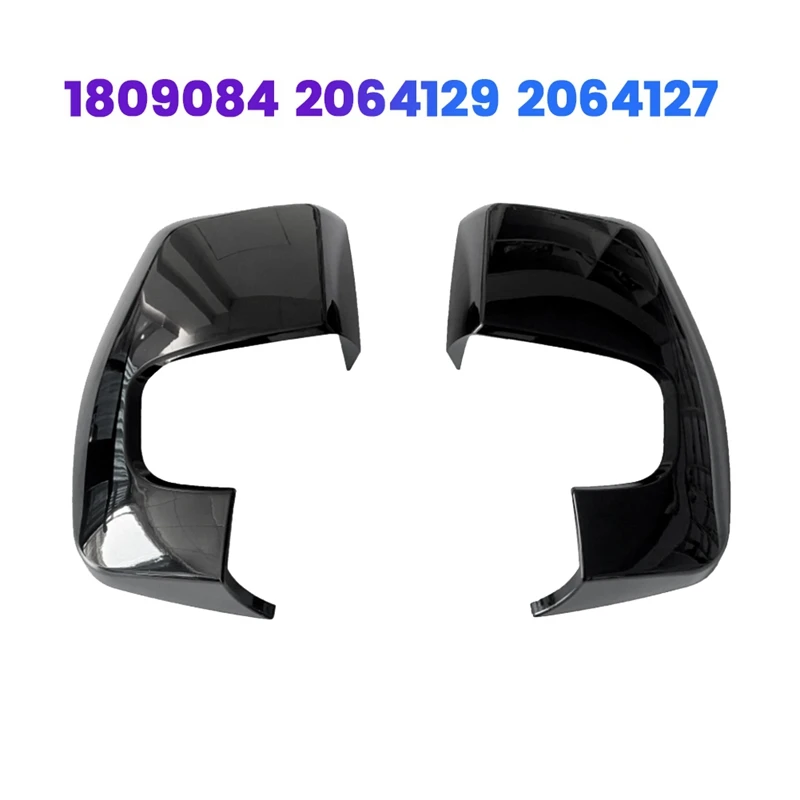 Car Side Wing Mirror Cover Rear View Mirror Cover 1809084 2064129 2064127 For Ford Transit Custom 2014-2020