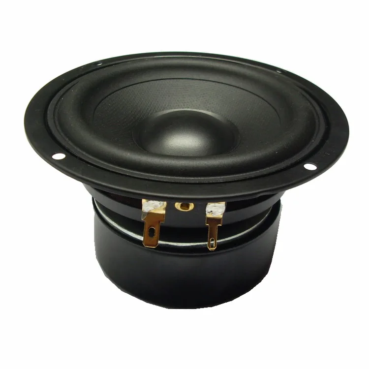 OEM 4.5 Inch Heavy Bass Loudspeaker Circular antimagnetic rubber edge Low Frequency Horn Woofer Speaker for Home(1pcs speaker)