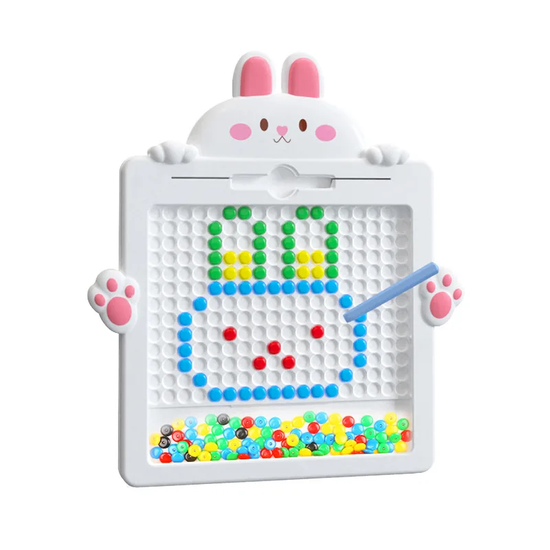 子供磁気製図板ワードパッドベビーカラーかわいいウサギボードアート教育描画おもちゃ描画ツールギフト子供のおもちゃ