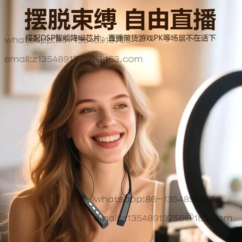 High video source G37G39 wireless monitoring earphones neck type live broadcast noise reduction live streaming host