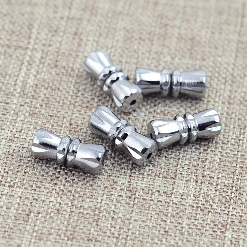 10 قطعة ل قلادة سوار إكسسوارات ربط مشبك صنع المجوهرات خزر عازل النتائج ثقب المسمار المشابك