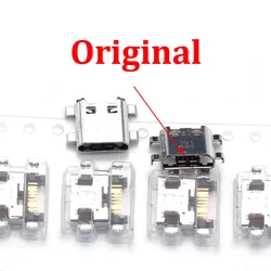 100pcs Micro USB 7pin Connector Mobile Charging Port Tail Plug For Samsung I8262 J5 Prime On5 G5700 J7 Prime G6100 G530 G532