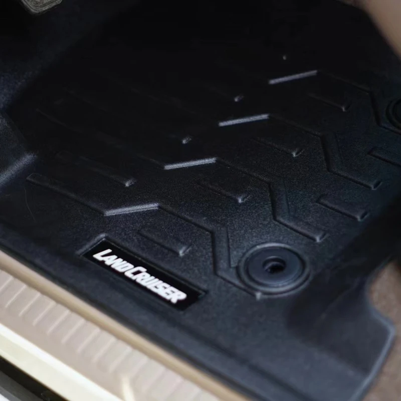 Car Floor Mat For Toyota LC76 Land Cruiser Carpet Water Proof Mats FJ76 Cruiser Accessories Interior Modification