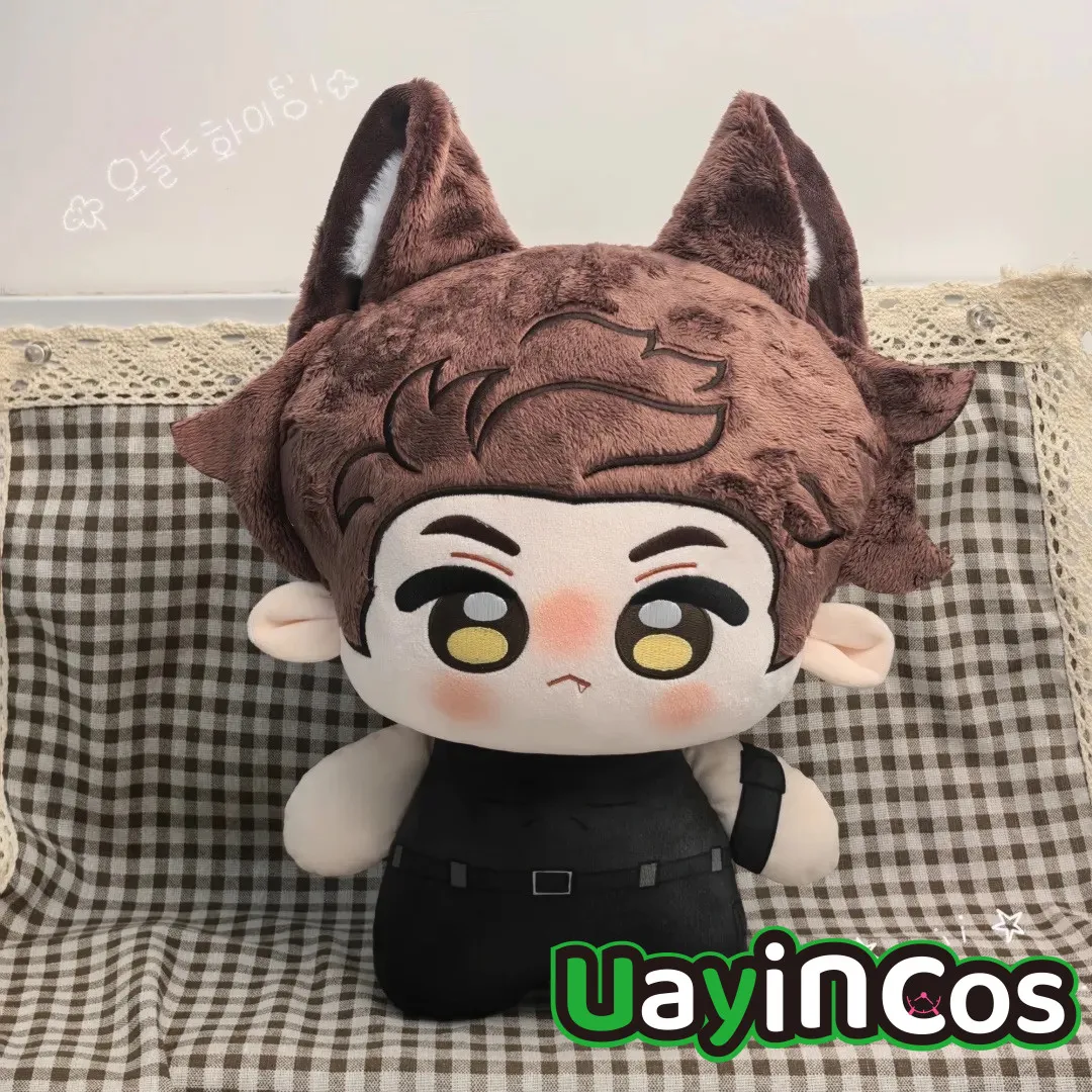 In stock 36cm Love and Deepspace Valko Wolf Ear Stuffed Plushies Doll Clothes Cute Anime Game OrnamentsToy Cosplay Costume