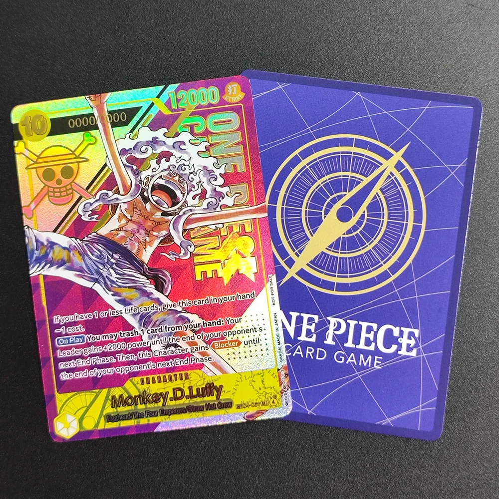 

Proxy One Piece Card 2026 One Piece EN Monkey.D.Luffy EB04-061 0000 Super Rare Collectibles Card Single Classic Anime Cards Toys