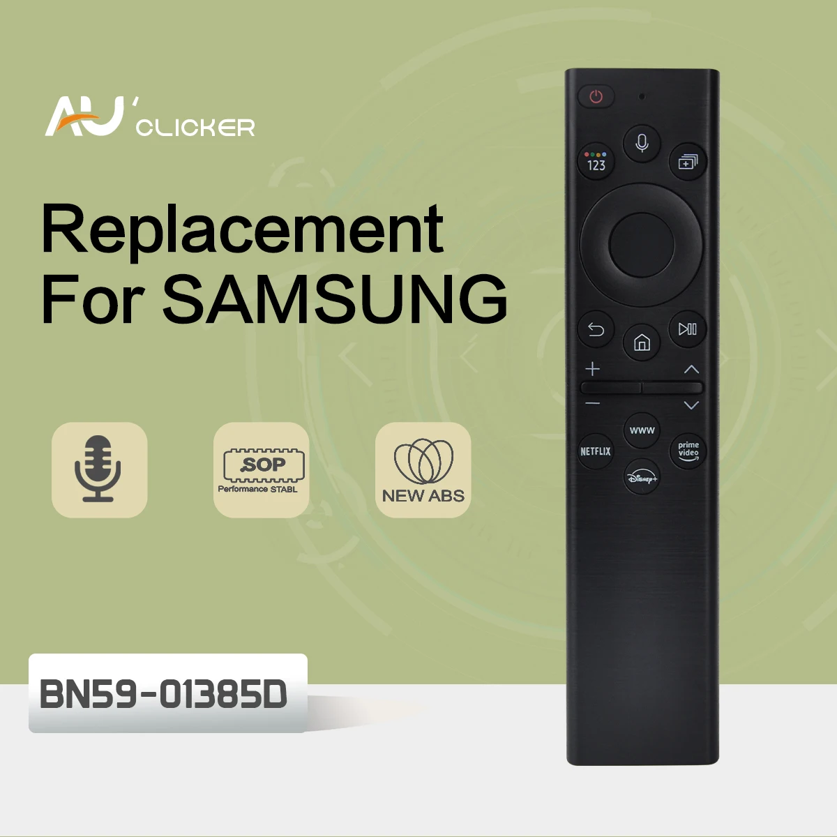 Voice BN59-01385D BN59-01385A Remote Control For Samsung Smart TV Ultra HD Neo QLED Crystal UHD Series Remoto Without Solar