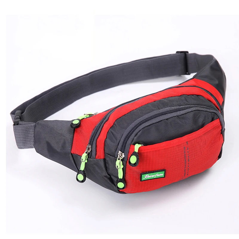 

Multifunctional Unisex Bag Waist Sport Waist Packs Outdoor Travel Cycling Climbing Running Waist Bag With Adjustable Belt Strap
